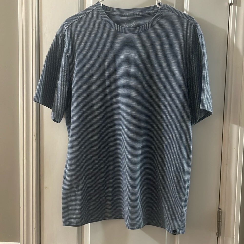 Evan Tide Men's Blue & White t-shirt - Size L